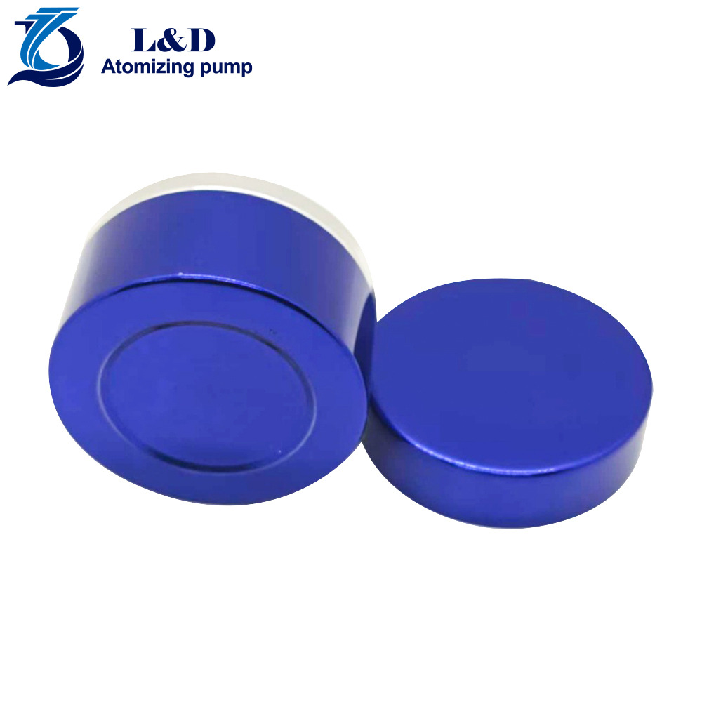 30g Blue Silver Aluminum Jar for Skin Care Products