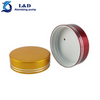 45/400 Shiny Red Color Metal Shell Plastic Screw Cap for Glass Jar