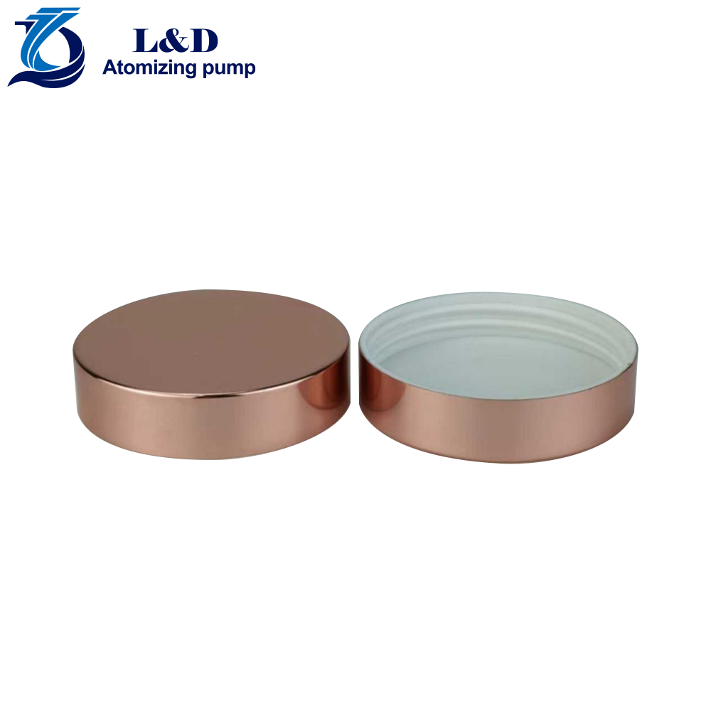 58/400 Gold Aluminum Plastic Lid for Cream Jar