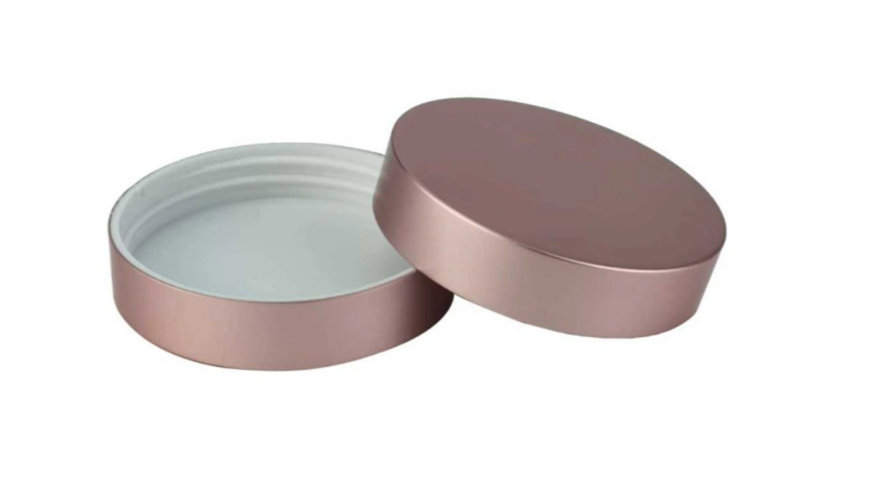 58/400 Gold Aluminum Lid for Cream Jar