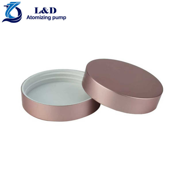 58/400 Gold Aluminum Plastic Lid for Cream Jar