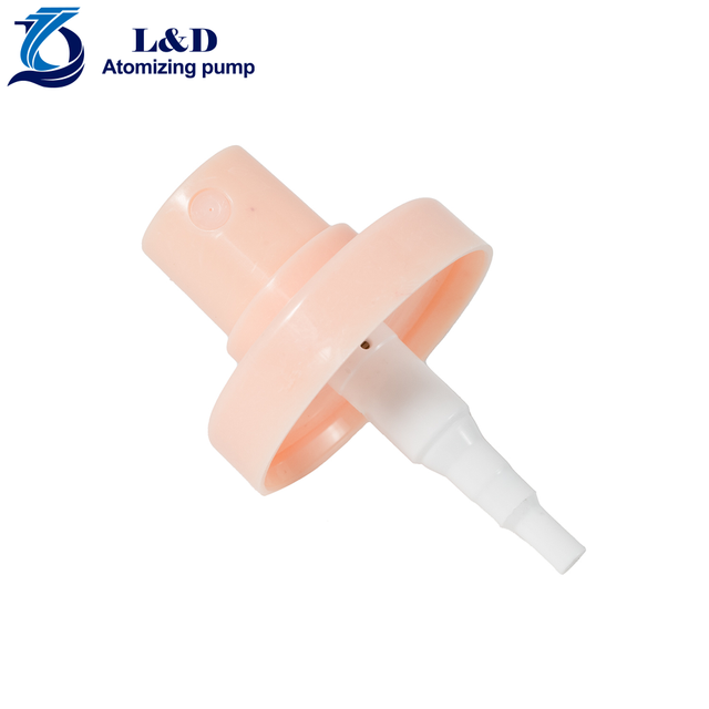 Pink Plastic Crimp Fine Mist Sprayer for Perfume