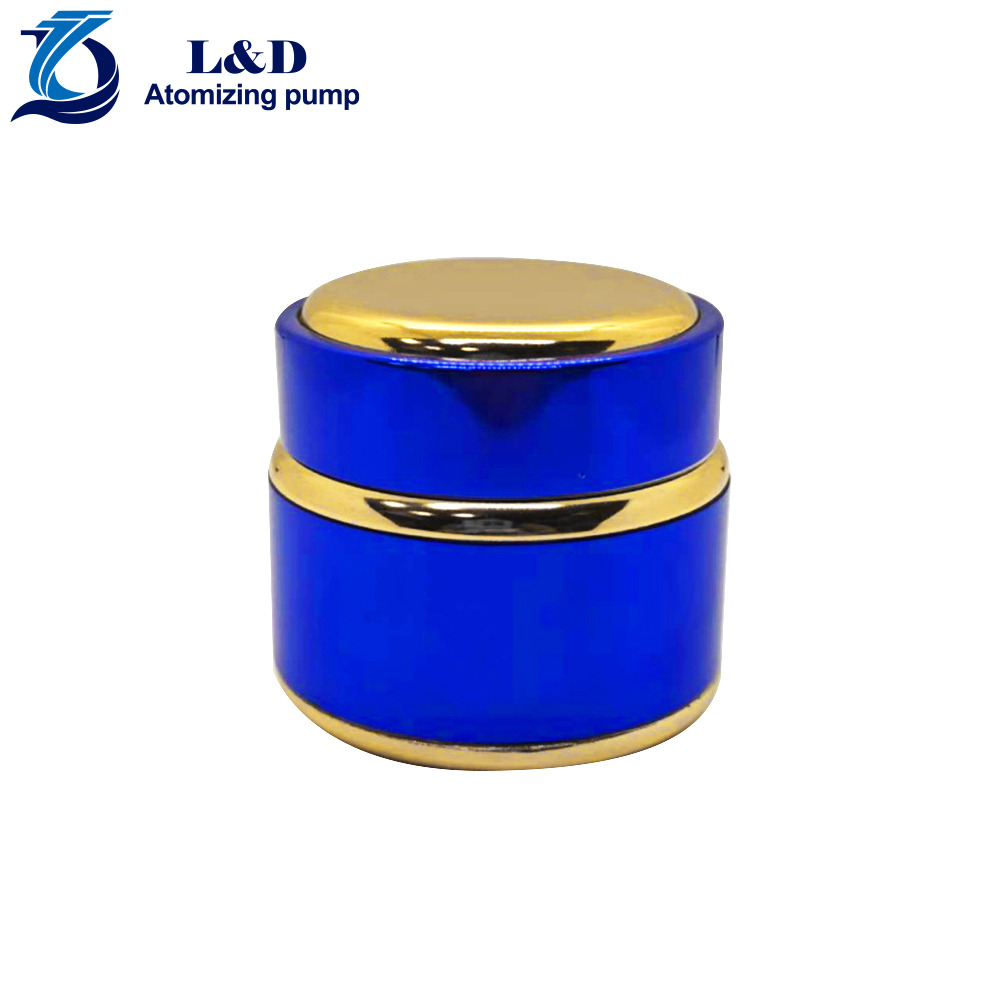 30g Blue Gold Alulminum Cream Jar