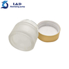 10g Frosted Glass Jar with Gold Aluminum Cap
