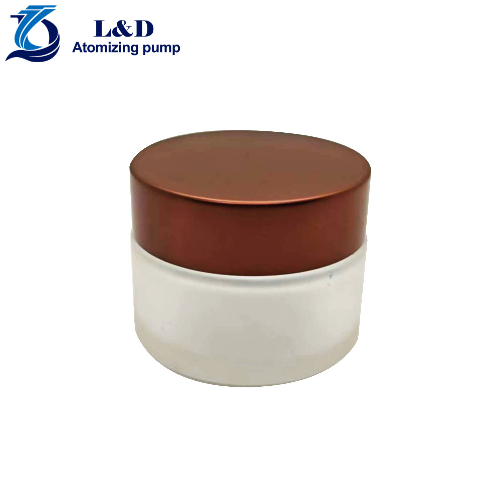 15g Froted Glass Jar with Aluminum Cap