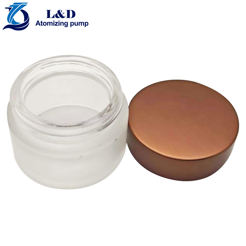 15g Froted Glass Jar with Aluminum Cap