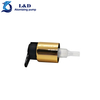 28/410 Gold Metal Shell Black Pp Lotion Pumps with Clip