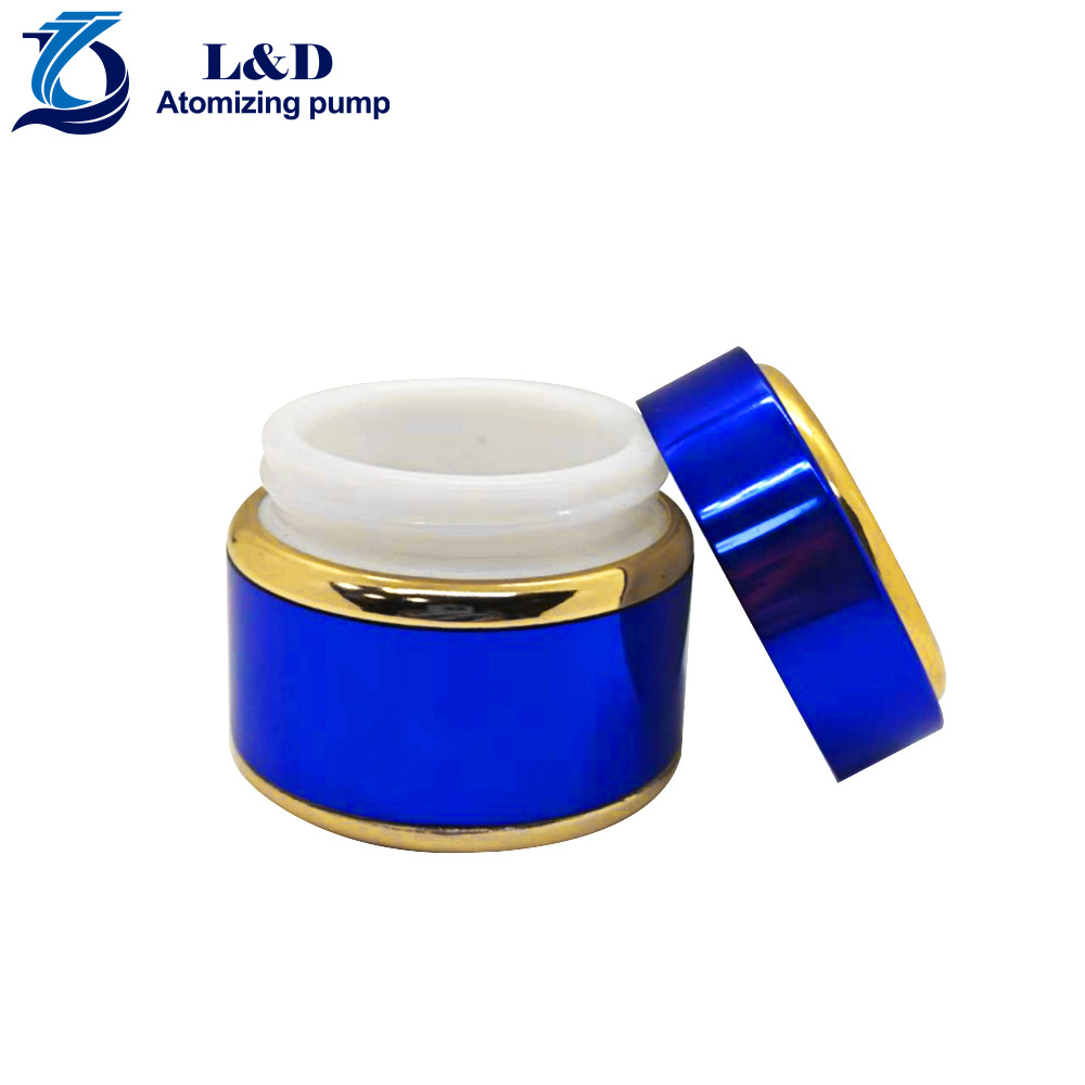 30g Blue Gold Alulminum Cream Jar