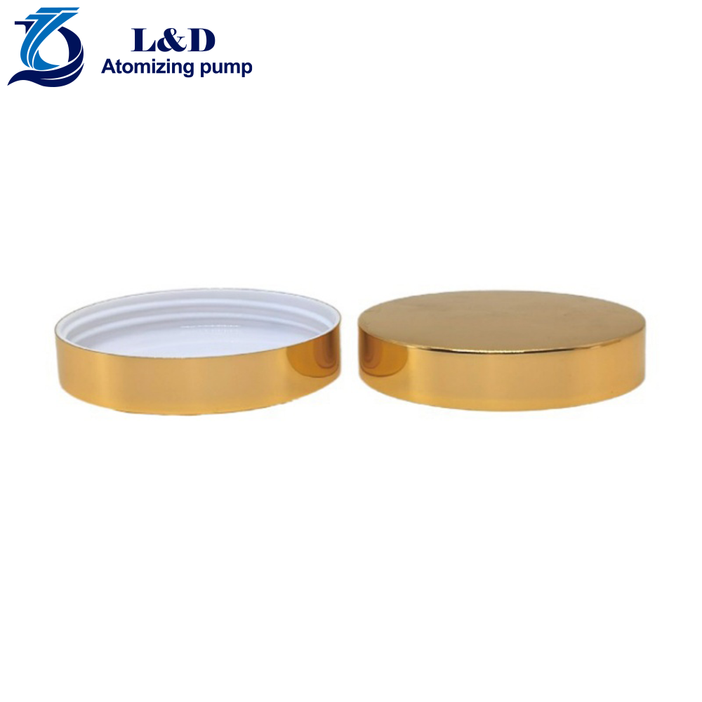 70/400 Rose Gold Aluminum Plastic Screw Cap Lid for PET Jar