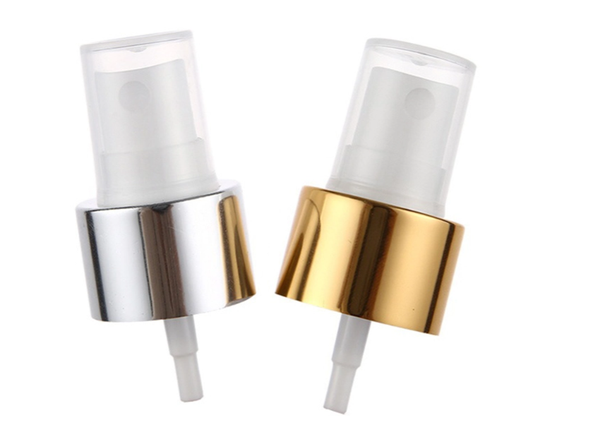 Aluminum Collar Plastic Mist Sprayer for Bottles