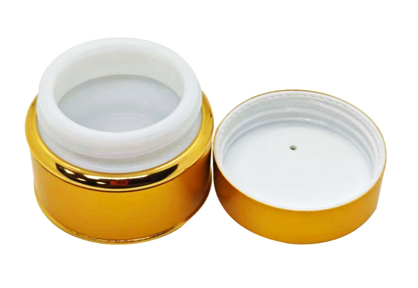 50g Gold Matte Aluminum Jar for Cream