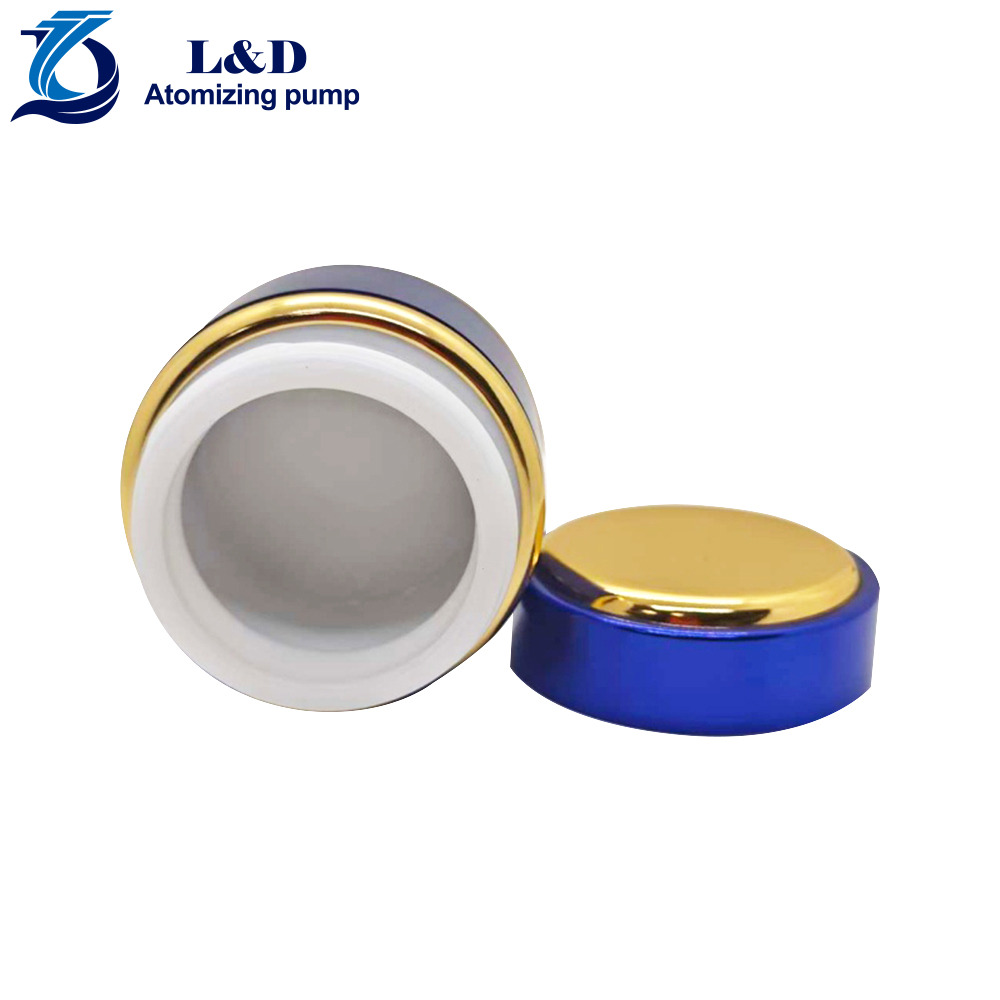 30g Blue Gold Alulminum Cream Jar